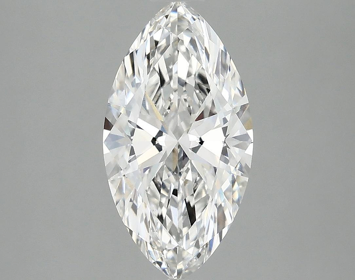 1.92 Carat Marquise Shaped Excellent Cut VVS2 IGI Certified Lab Grown Diamond