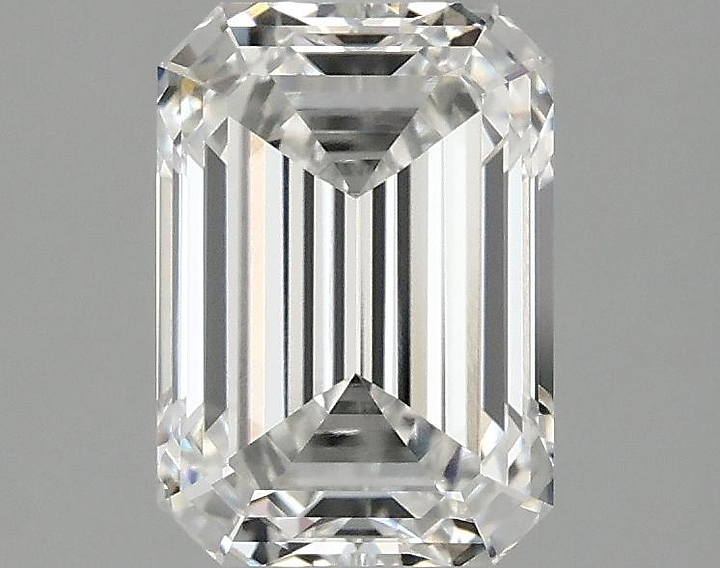 2.09 Carat Emerald Shaped Ideal Cut VVS2 IGI Certified Lab Grown Diamond