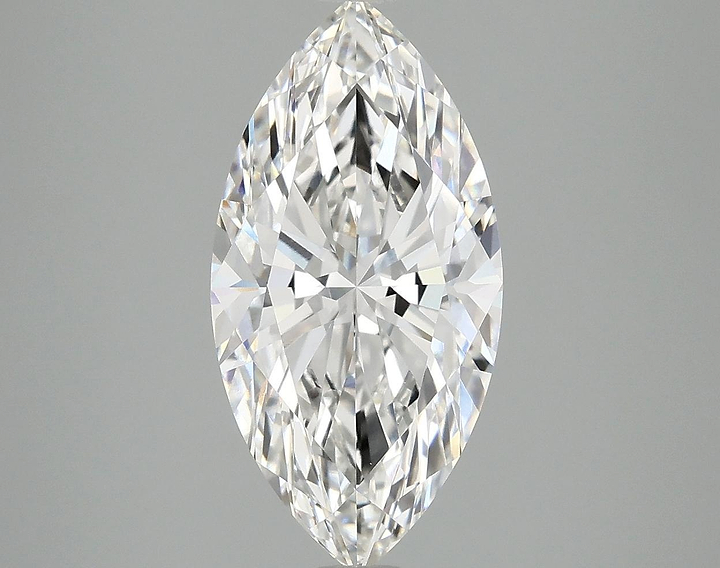 3.09 Carat Marquise Shaped Ideal Cut VVS2 IGI Certified Lab Grown Diamond