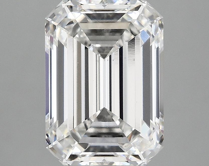 3.08 Carat Emerald Shaped Excellent Cut VS1 IGI Certified Lab Grown Diamond