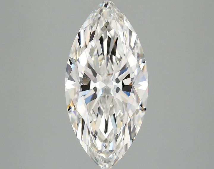 3.1 Carat Marquise Shaped Excellent Cut VVS2 IGI Certified Lab Grown Diamond
