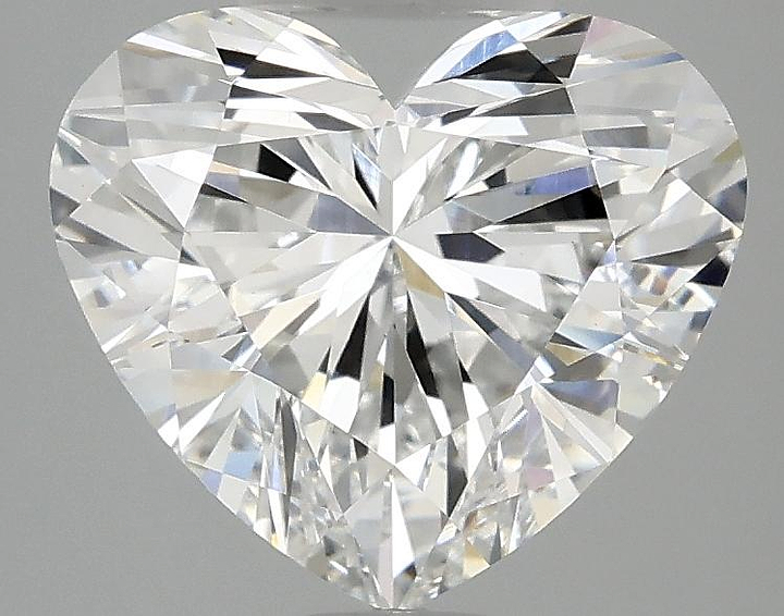 2.96 Carat Heart Shaped Ideal Cut VS1 IGI Certified Lab Grown Diamond