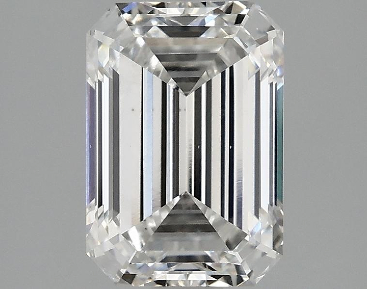 2.1 Carat Emerald Shaped Ideal Cut VS1 IGI Certified Lab Grown Diamond
