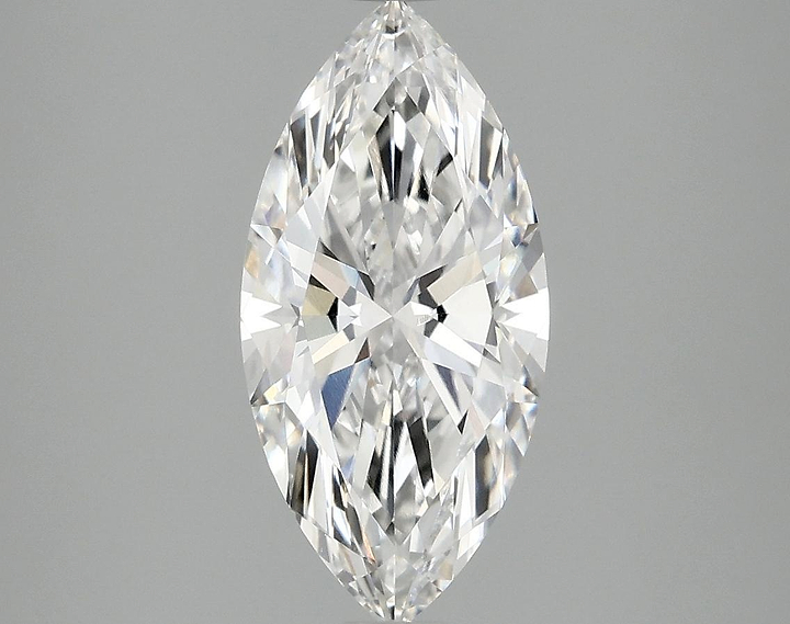 2.09 Carat Marquise Shaped Excellent Cut VVS2 IGI Certified Lab Grown Diamond