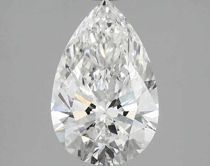2.05 Carat Pear Shaped Ideal Cut VS1 IGI Certified Lab Grown Diamond