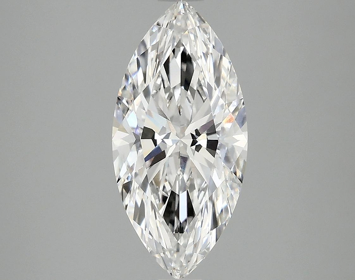 2.01 Carat Marquise Shaped Excellent Cut VVS2 IGI Certified Lab Grown Diamond