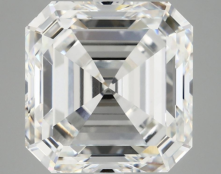 8.01 Carat Asscher Shaped Ideal Cut VS1 IGI Certified Lab Grown Diamond