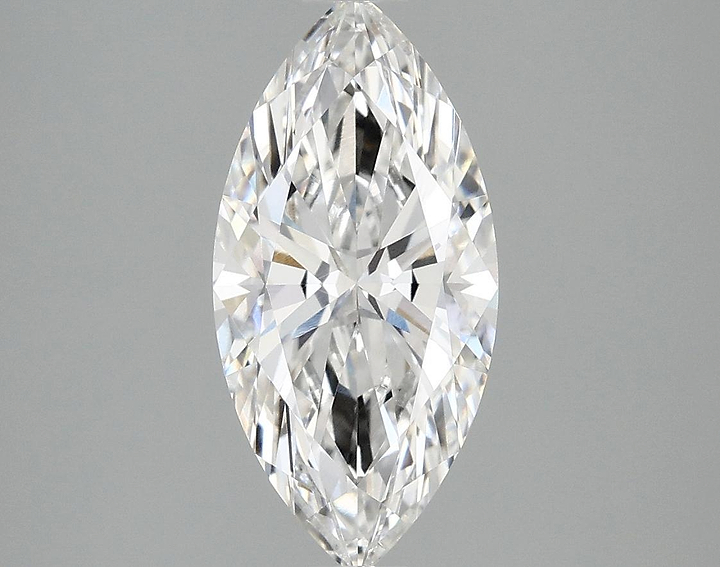 2.1 Carat Marquise Shaped Excellent Cut VVS2 IGI Certified Lab Grown Diamond