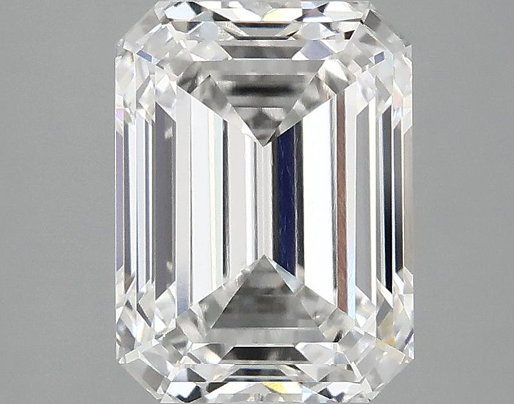 3.04 Carat Emerald Shaped Excellent Cut VS1 IGI Certified Lab Grown Diamond
