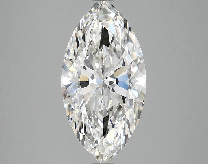 3.07 Carat Marquise Shaped Ideal Cut VVS2 IGI Certified Lab Grown Diamond