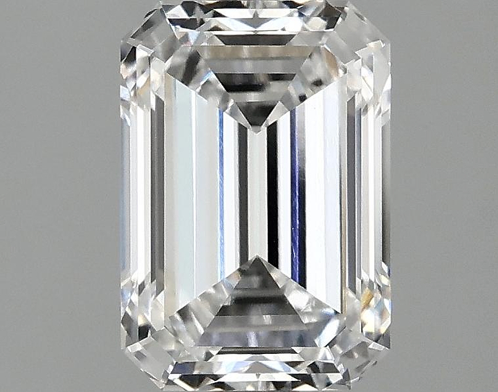 2.04 Carat Emerald Shaped Ideal Cut VVS2 IGI Certified Lab Grown Diamond