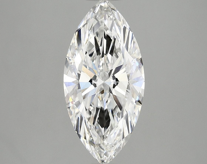 2.03 Carat Marquise Shaped Excellent Cut VVS2 IGI Certified Lab Grown Diamond