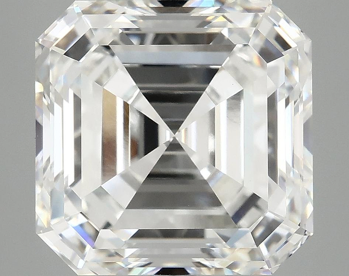 7.85 Carat Asscher Shaped Ideal Cut VVS2 IGI Certified Lab Grown Diamond