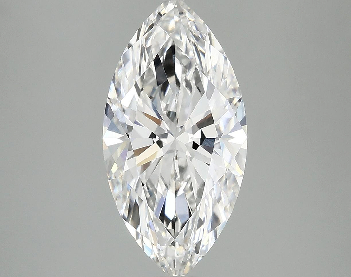 3.01 Carat Marquise Shaped Ideal Cut VVS2 IGI Certified Lab Grown Diamond