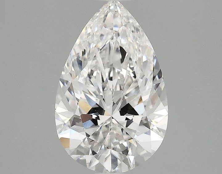 2.0 Carat Pear Shaped Ideal Cut VVS2 IGI Certified Lab Grown Diamond