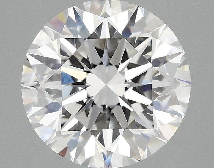 3.05 Carat Round Shaped Excellent Cut VVS2 IGI Certified Lab Grown Diamond