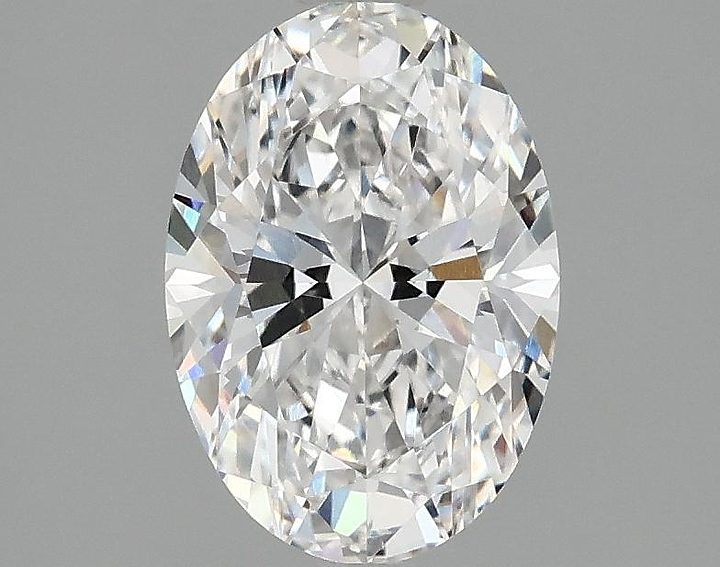 1.58 Carat Oval Shaped Ideal Cut VVS2 IGI Certified Lab Grown Diamond