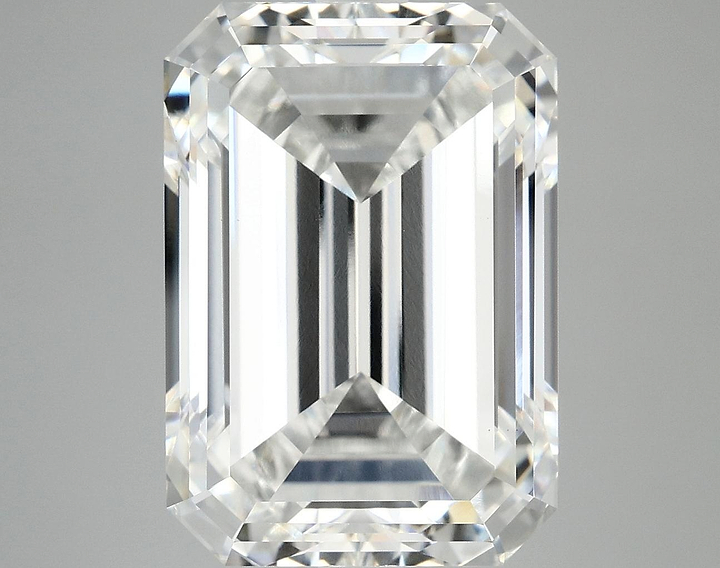 10.81 Carat Emerald Shaped Ideal Cut VVS2 IGI Certified Lab Grown Diamond