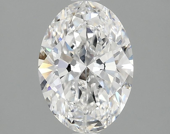 1.5 Carat Oval Shaped Ideal Cut VVS2 IGI Certified Lab Grown Diamond