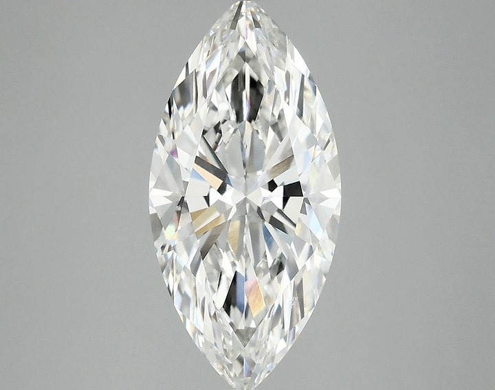 3.09 Carat Marquise Shaped Excellent Cut VVS2 IGI Certified Lab Grown Diamond