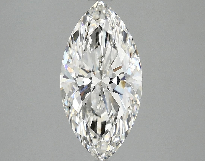 2.08 Carat Marquise Shaped Ideal Cut VVS2 IGI Certified Lab Grown Diamond