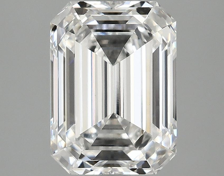 2.89 Carat Emerald Shaped Excellent Cut VVS2 IGI Certified Lab Grown Diamond