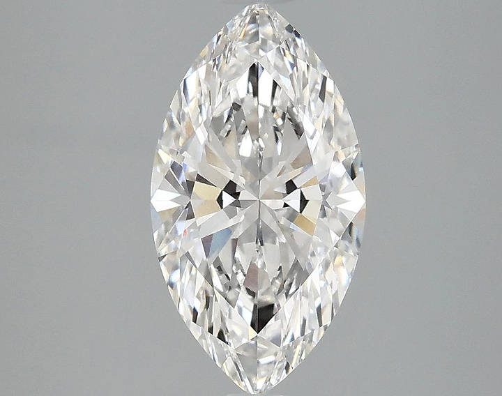2.09 Carat Marquise Shaped Excellent Cut VVS2 IGI Certified Lab Grown Diamond