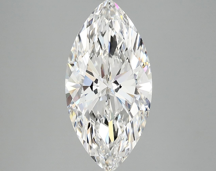 3.09 Carat Marquise Shaped Ideal Cut VVS2 IGI Certified Lab Grown Diamond