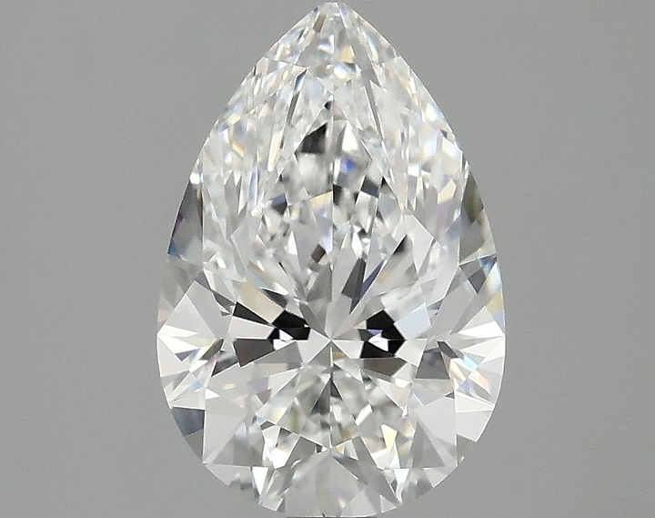 2.06 Carat Pear Shaped Excellent Cut VVS2 IGI Certified Lab Grown Diamond