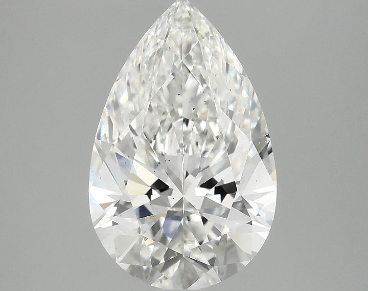 3.08 Carat Pear Shaped Ideal Cut VS2 IGI Certified Lab Grown Diamond