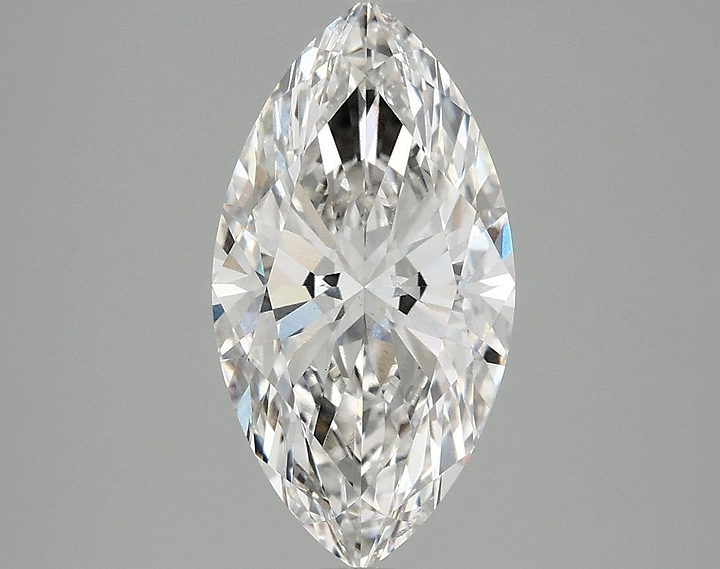 2.55 Carat Marquise Shaped Excellent Cut VS2 IGI Certified Lab Grown Diamond