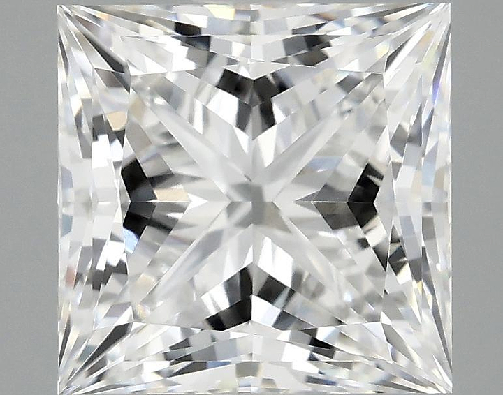 2.08 Carat Princess Shaped Ideal Cut VVS2 IGI Certified Lab Grown Diamond