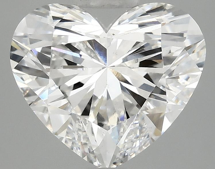 3.08 Carat Heart Shaped Ideal Cut VS2 IGI Certified Lab Grown Diamond
