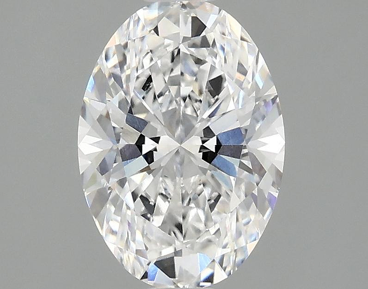 1.58 Carat Oval Shaped Ideal Cut VVS2 IGI Certified Lab Grown Diamond