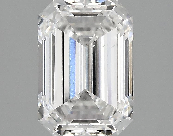 2.1 Carat Emerald Shaped Ideal Cut VS2 IGI Certified Lab Grown Diamond