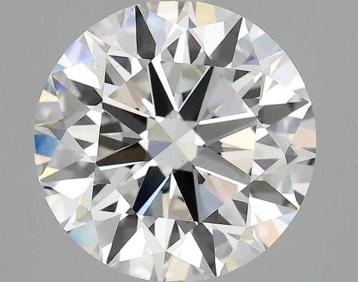 2.4 Carat Round Shaped Excellent Cut VS2 IGI Certified Lab Grown Diamond