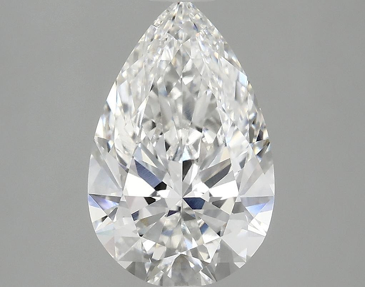 2.43 Carat Pear Shaped Ideal Cut VVS2 IGI Certified Lab Grown Diamond