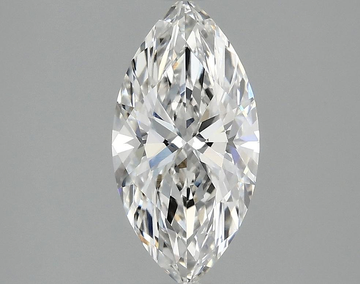 1.5 Carat Marquise Shaped Ideal Cut VVS2 IGI Certified Lab Grown Diamond