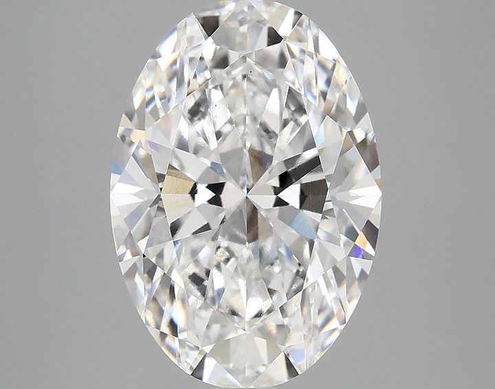 4.08 Carat Oval Shaped Ideal Cut VVS2 IGI Certified Lab Grown Diamond