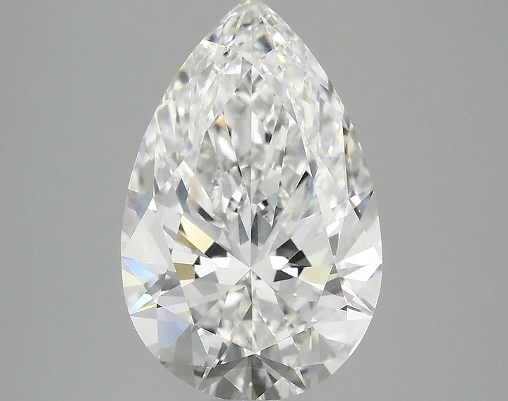3.07 Carat Pear Shaped Ideal Cut VS1 IGI Certified Lab Grown Diamond