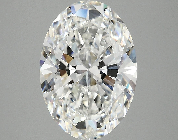 4.08 Carat Oval Shaped Ideal Cut VS1 GSI Certified Lab Grown Diamond