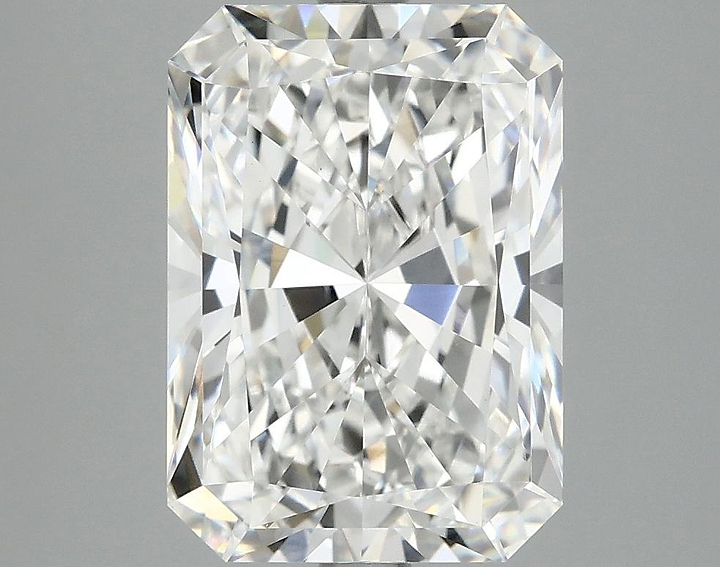 4.08 Carat Radiant Shaped Ideal Cut VVS2 IGI Certified Lab Grown Diamond