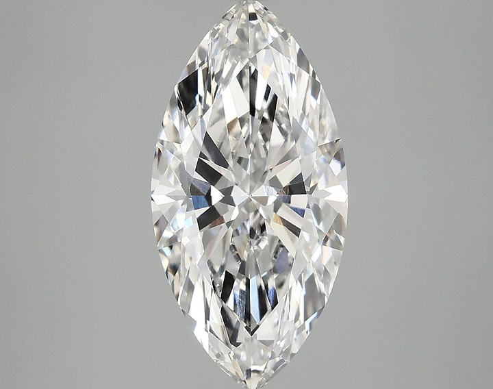 2.56 Carat Marquise Shaped Ideal Cut VVS2 IGI Certified Lab Grown Diamond