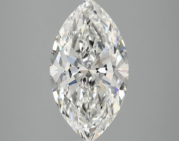 3.1 Carat Marquise Shaped Excellent Cut VVS2 IGI Certified Lab Grown Diamond