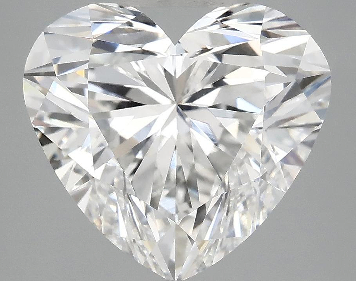 5.03 Carat Heart Shaped Ideal Cut VS1 IGI Certified Lab Grown Diamond
