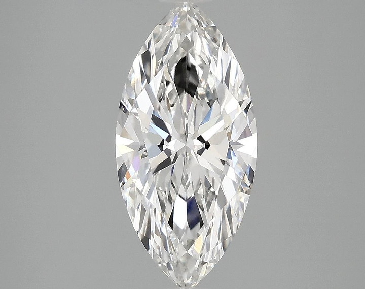 2.04 Carat Marquise Shaped Excellent Cut VVS2 IGI Certified Lab Grown Diamond