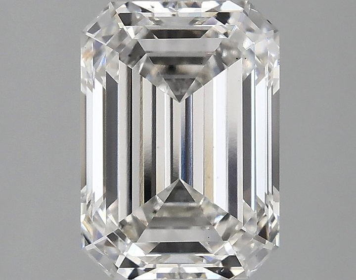 2.58 Carat Emerald Shaped Ideal Cut VS1 IGI Certified Lab Grown Diamond