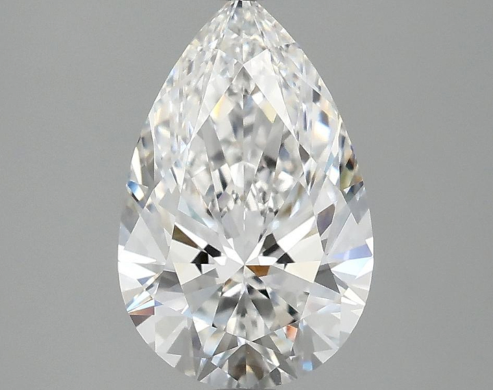 2.03 Carat Pear Shaped Ideal Cut VVS2 IGI Certified Lab Grown Diamond