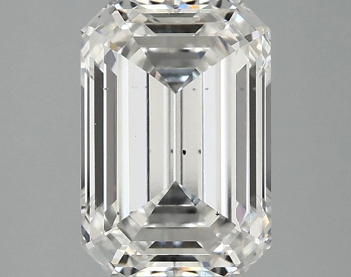 2.97 Carat Emerald Shaped Ideal Cut SI1 IGI Certified Lab Grown Diamond