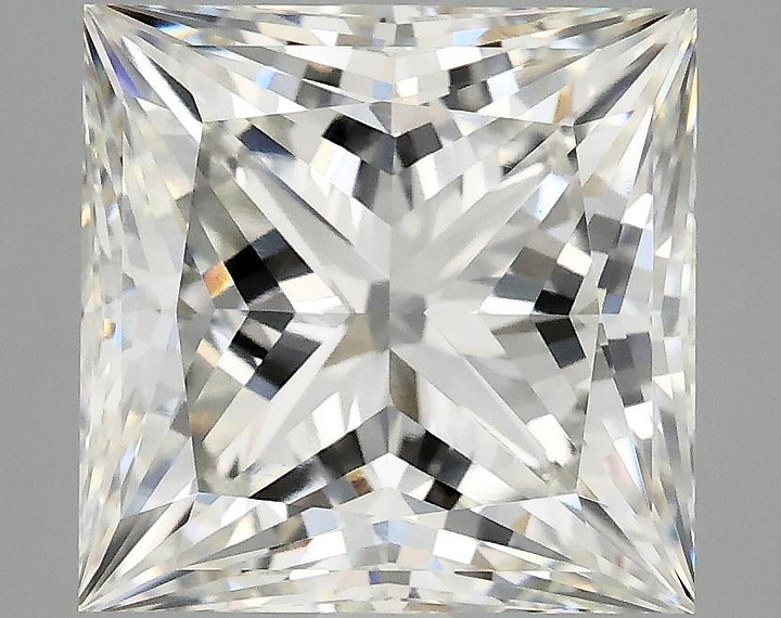 5.06 Carat Princess Shaped Ideal Cut VVS2 IGI Certified Lab Grown Diamond